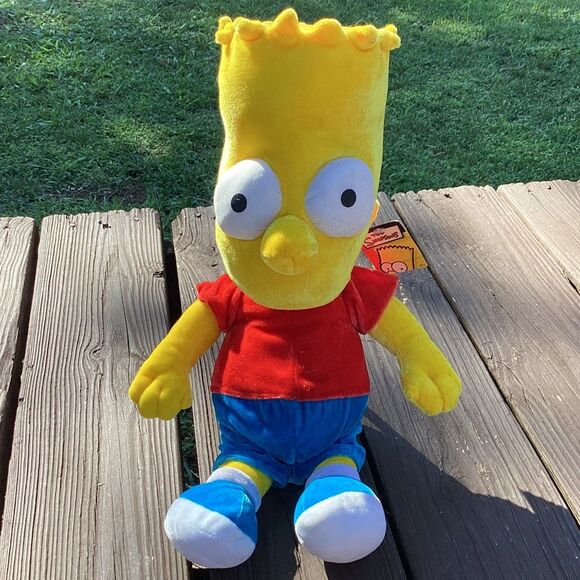 2005 The Simpsons Bart Simpson Plush 16” w/ Hang Tag – Collectible - Picture 1 of 7